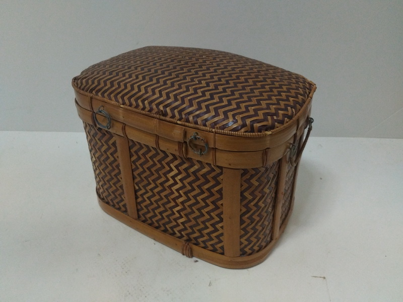 caja baul mimbre asia 24x34x24 1u